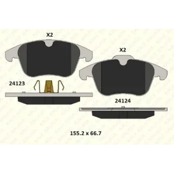 Ford Mondeo 1.6 TDCi 2011-2015 Ön Fren Balatası - KALE