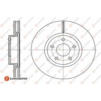 Ford Mondeo 1.6 TDCi 2011-2015 Ön Fren Diski - EUROREPAR (1 ADET)