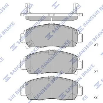 Honda Civic 1.6 2006-2016 Ön Fren Balatası - HI-Q