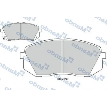 Kia Sportage 1.6 Benzin 2011-2015 Ön Fren Balatası - MANDO