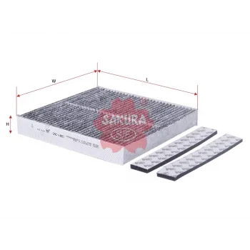 Nissan Primera 1.6 2002-2008 Karbonlu Polen Filtresi - SAKURA