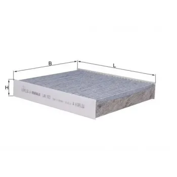 Renault Clio 5 1.0 Tce 2020- Karbonlu Polen Filtresi - MAHLE