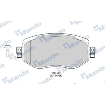 Renault Megane IV Ön Fren Balatası - MANDO