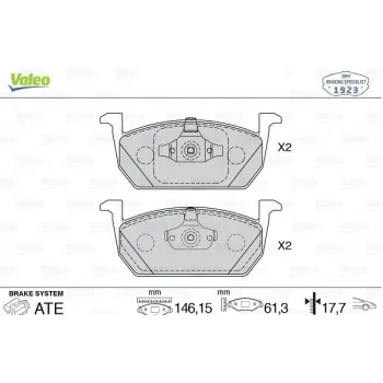 Seat Arona 1.0 Tsi 2020- Ön Fren Balatası - VALEO
