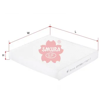 Toyota Corolla 1.6 2008-2018 Polen Filtresi - SAKURA