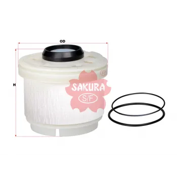Toyota Hilux 2.5 D-4D 4x4 2010-2015 Yakıt Filtresi - SAKURA