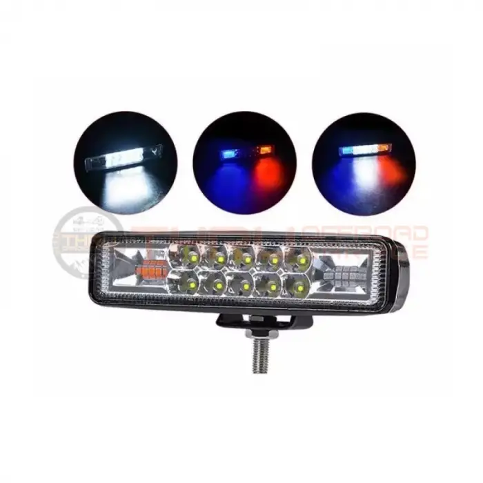 15 CM METAL OFFROAD ÇAKAR LED KIRMIZI BEYAZ MAVİ