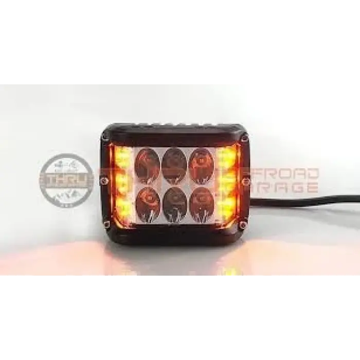 36W 6 LEDLİ ÇAKARLI KARE LED