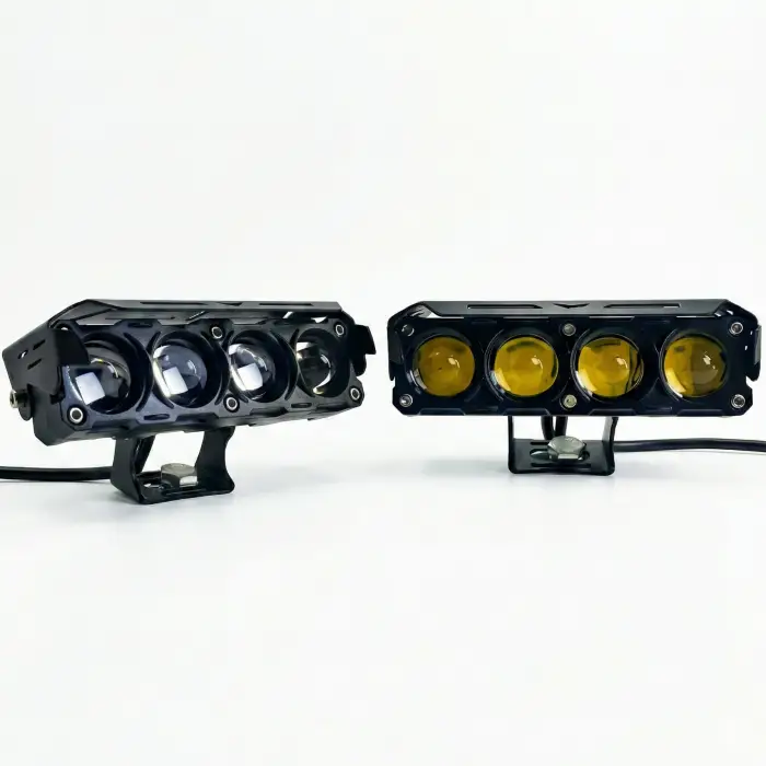 4 LEDLİ TURUNCU BEYAZ DİKDÖRTGEN