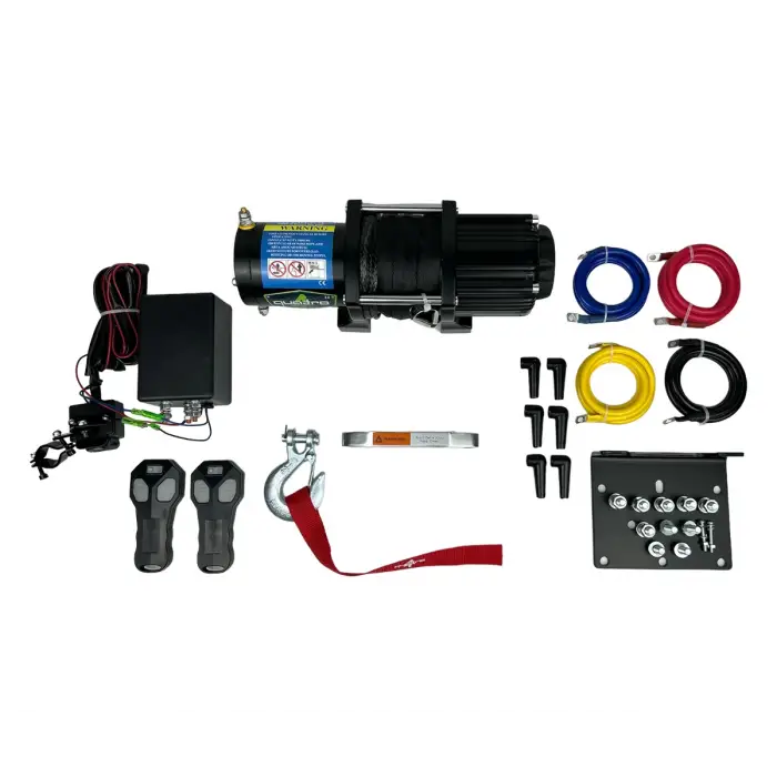 QUATRO 5000lb ATV Vinç Sentetik Halatlı