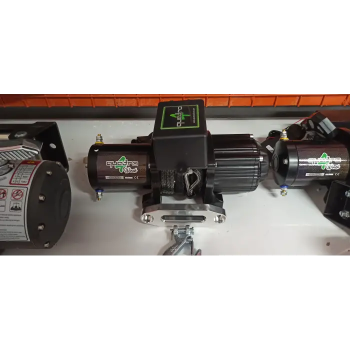 QUATRO 5000lb ATV Vinç Sentetik Halatlı