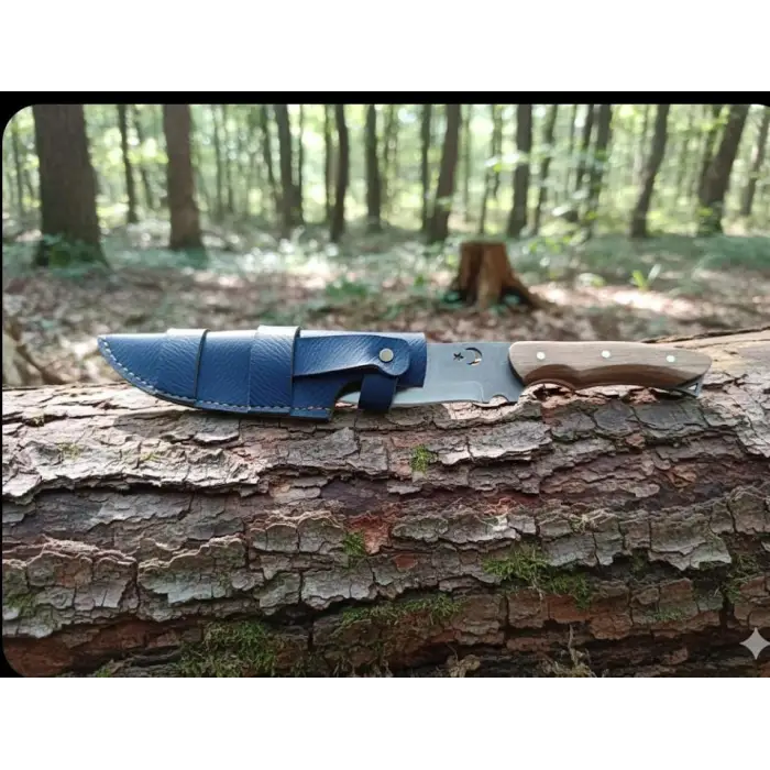 AY YILDIZLI Motifli Av Bıçağı