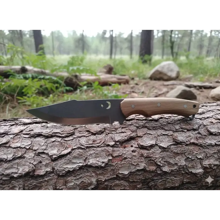 AY YILDIZLI Motifli Av Bıçağı