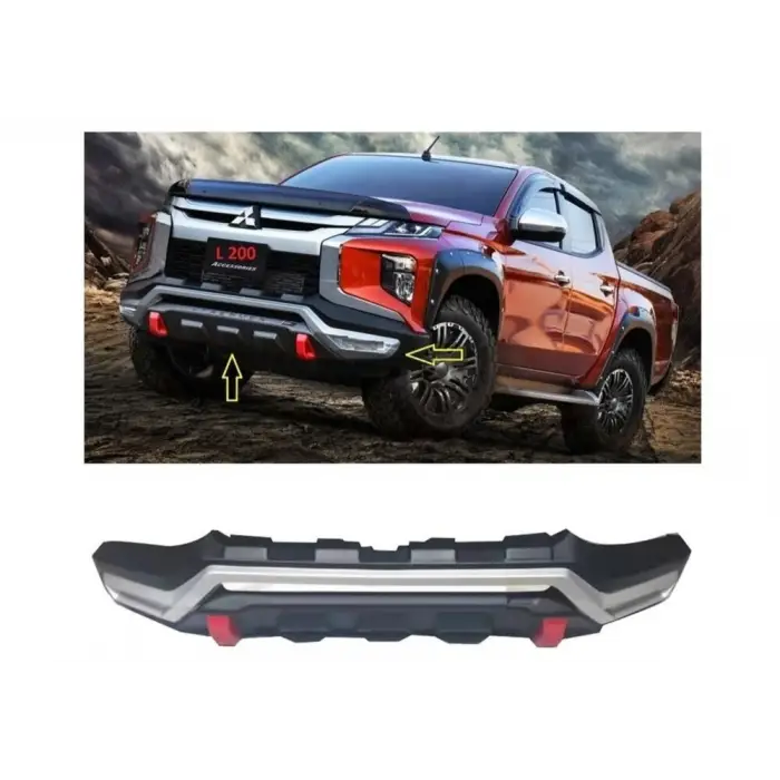 L200 2019+ LEDLİ ÖN TAMPON EKİ