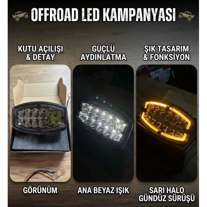 10 İNCH SPARKLE HALO OFFROAD LED (41562)