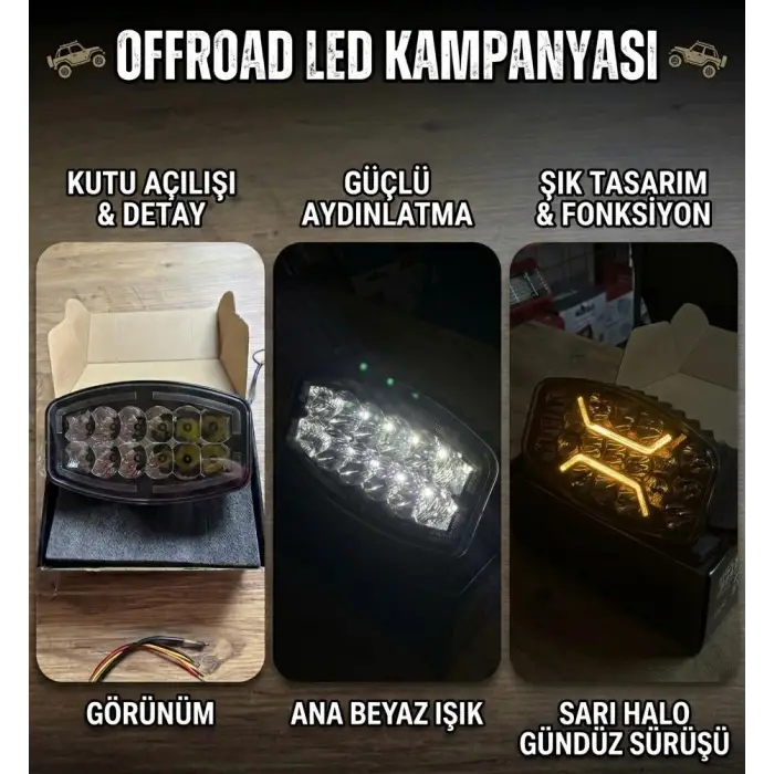 10 İNCH SPARKLE HALO OFFROAD LED (41564)
