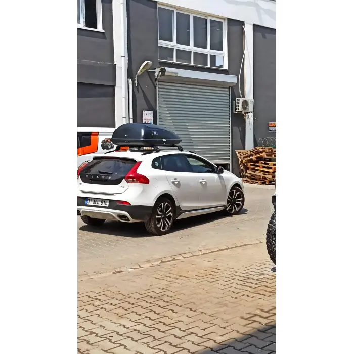 Araç Üstü Port Bagaj Tavan Box 390 LT (Siyah)