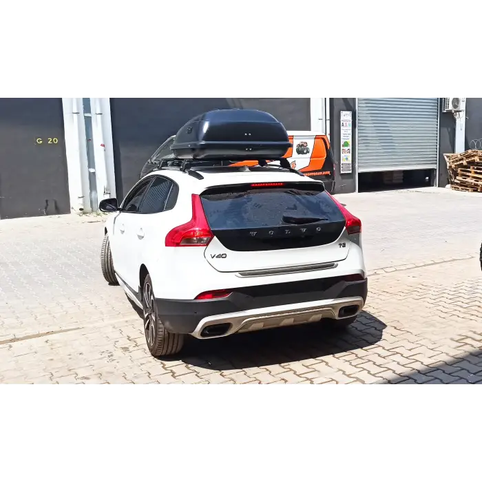 Araç Üstü Port Bagaj Tavan Box 390 LT (Siyah)