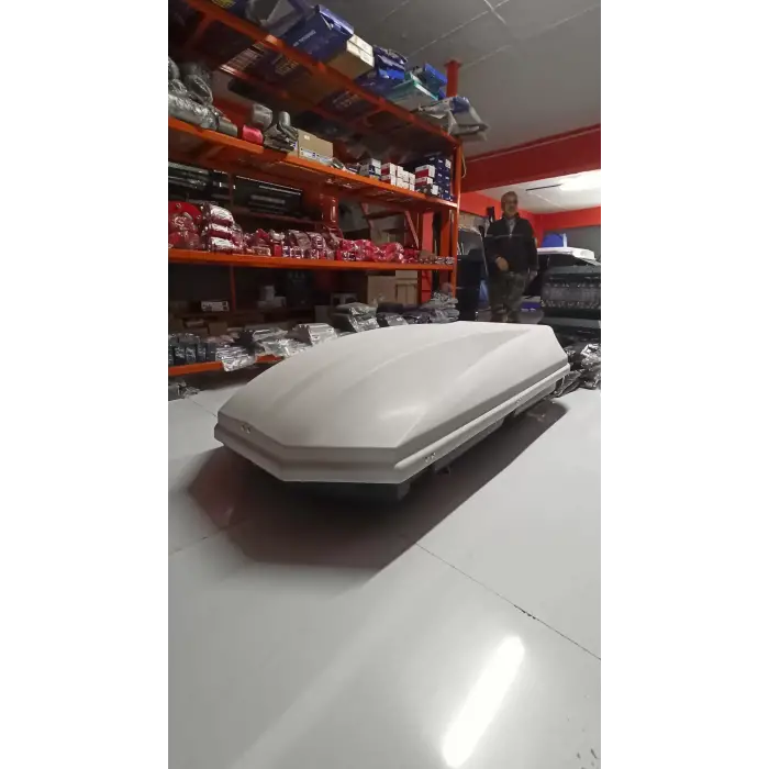 ARAÇ ÜSTÜ PORT (TABUT) BAGAJ TAVAN BOX 450 LT. Beyaz