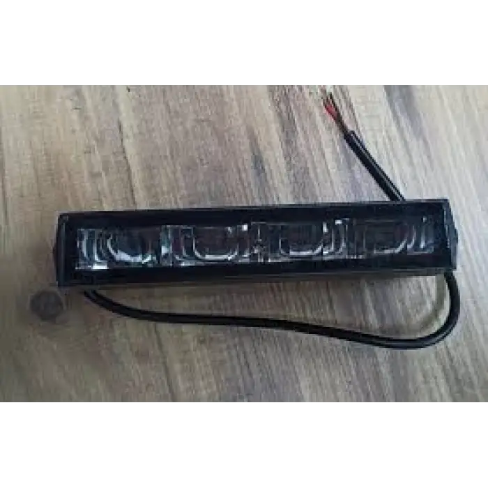 BEYAZ 16LED 48WATT 12-24V JCK-14 SİYAH KAFESLİ ALTIGEN LED