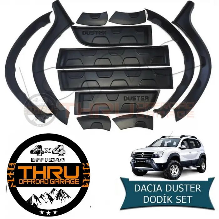 DACIA DUSTER 10-18 PLASTİK DODİK VE YAN KAPLAMA TAKIMI