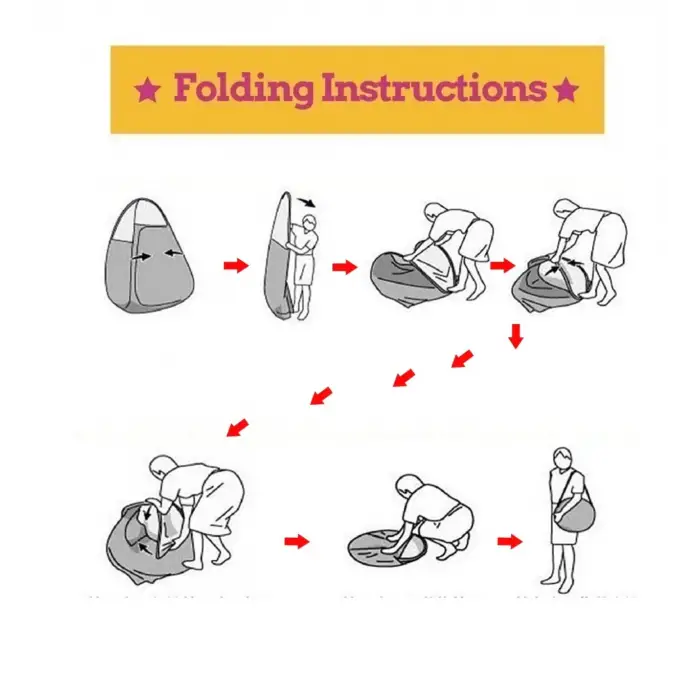 Giyinme - Wc - Duş Çadırı 120*120*190