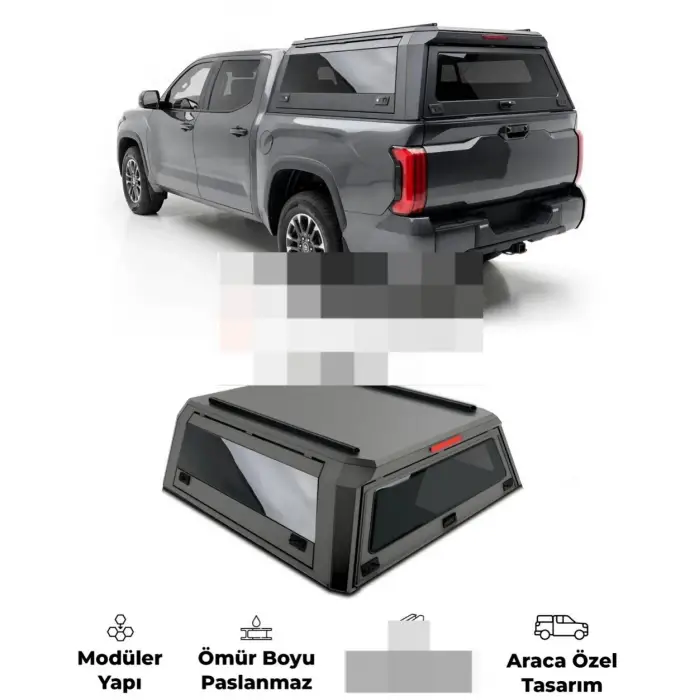 ISUZU DMAX ÇELİK KABİN ÇİFT CAMLI, SÜRGÜLÜ 2019+