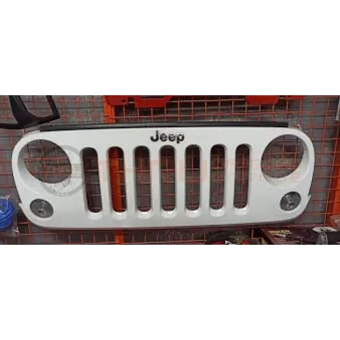 Jeep Rubicon Ön Panjur - Beyaz