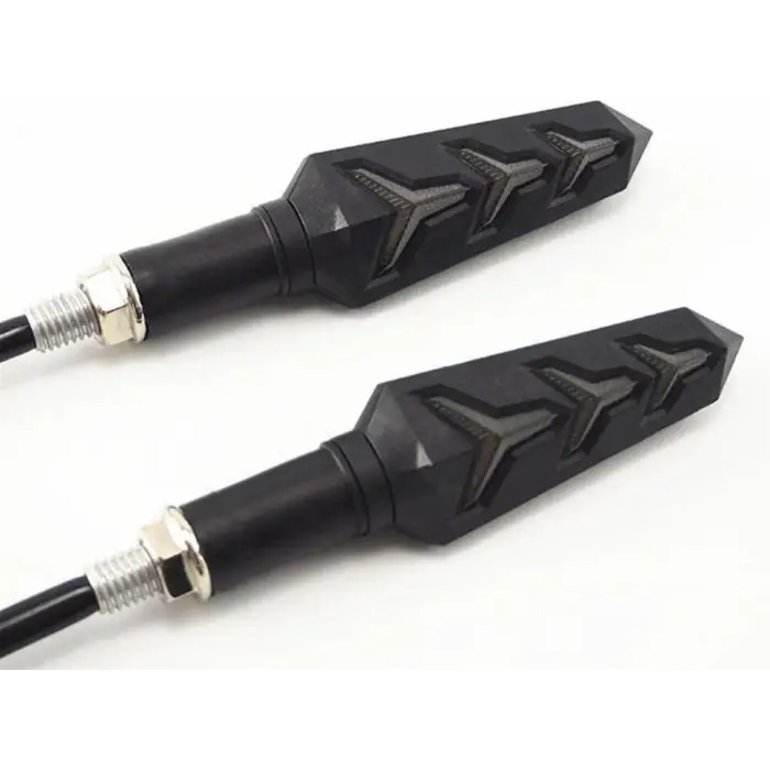 KIRMIZI KAYAR -MOTOSİKLET LED 12V - 2 Adet Sinyal