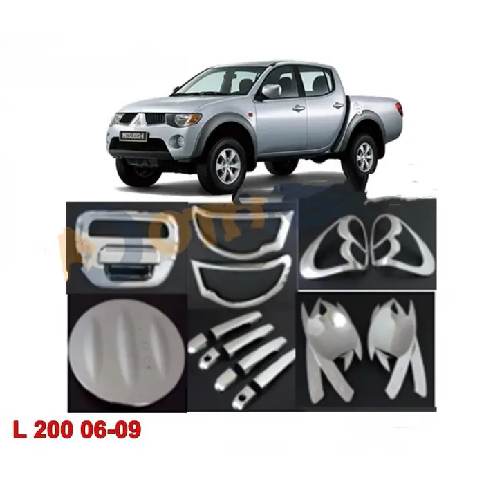 L200 KROM FAR STOP ÇERÇEVE FULL SET 6 PARÇA 2006-2009