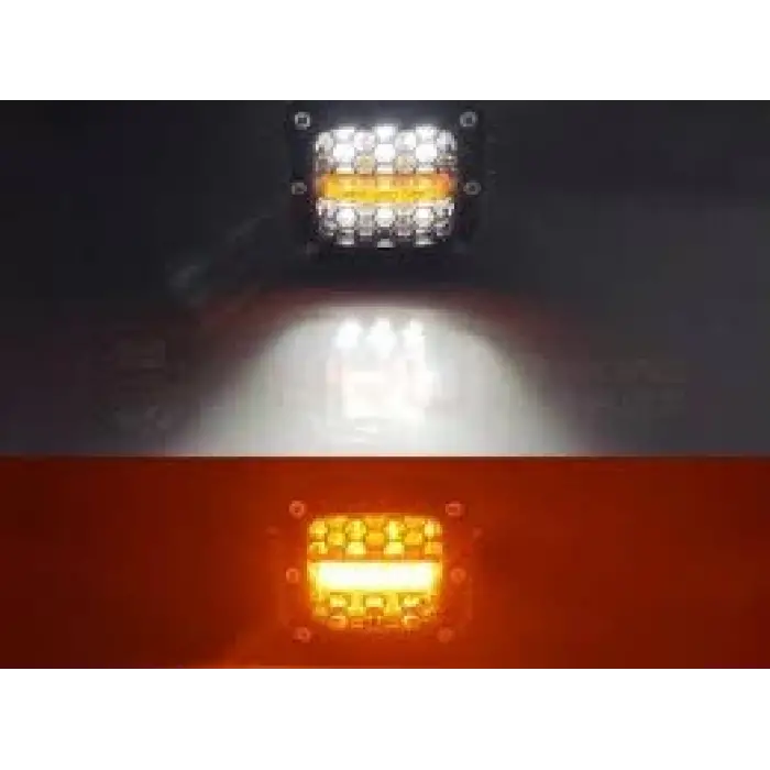 LOYA BEYAZ-TURUNCU SPOT+FLOOD 60 WATT 12-24V (ÇİFT)