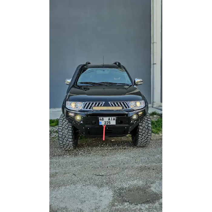 MITSUBISHI L200 2011-2014 ÖN DEMİR TAMPON THRU Yeni Tasarım 2024