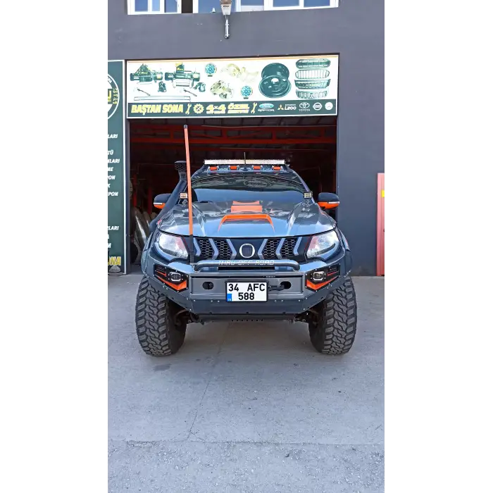 MITSUBISHI L200 2015-2018 ÖN DEMİR TAMPON THRU Yeni Dizayn 2024