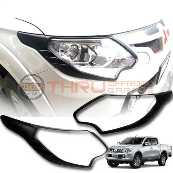 MITSUBISHI L200 2015-2019 FAR ÇERÇEVESİ SİYAH
