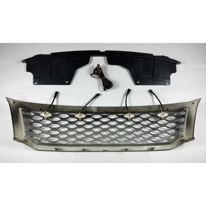 NİSSAN NAVARA NP300 (2015-2020) IÇIN UYUMLU LEDLI PETEK PANJUR- SIYAH