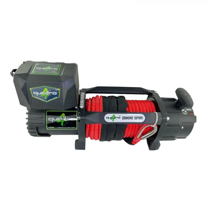 QUATRO 13500LB SENTETİK HALATLI VİNÇ 12V