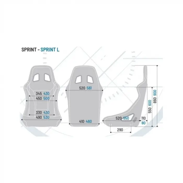 SPARCO NEW SPRINT FIA ONAYLI YARIŞ KOLTUĞU