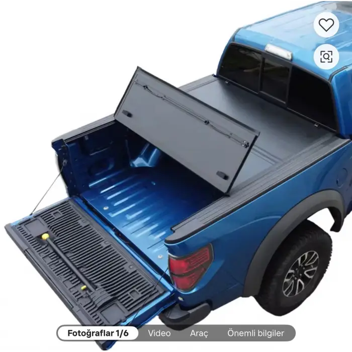 TOYOTA HILUX REVO 15+ İTHAL KATLANIR KAPAK
