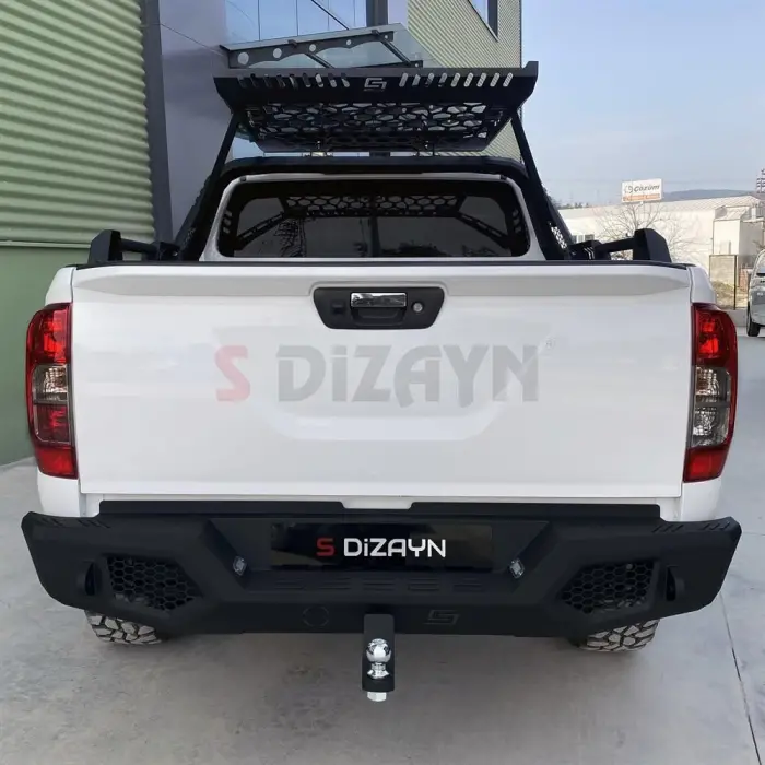 TOYOTA HİLUX REVO 2015+ ARKA DEMİR TAMPON IZGARALI SDX