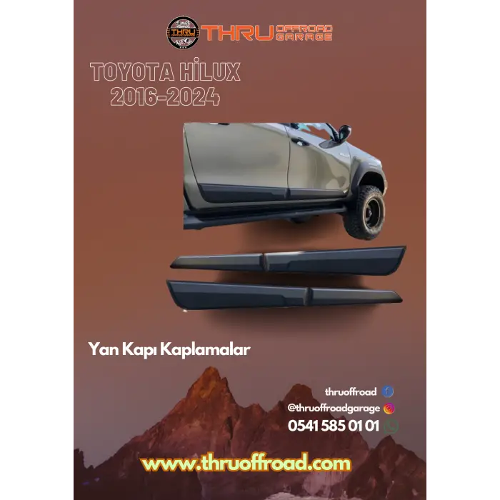 TOYOTA HILUX YAN KAPLAMA İNCE 2015+ PLS