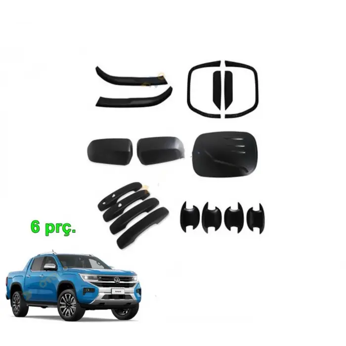 VW AMAROK 2023> SİYAH SET 6 PRÇ AVENTURA
