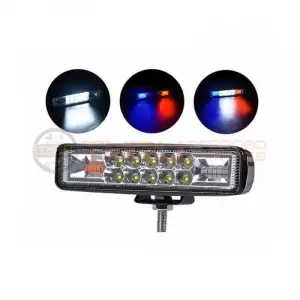15 CM METAL OFFROAD ÇAKAR LED KIRMIZI BEYAZ MAVİ