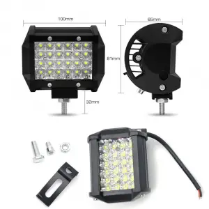 24 LED 72 W DÖRT SIRA OFFROAD LED BAR