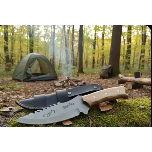 DALGA GÖRÜNÜM Motifli Av Bıçağı