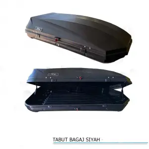 ARAÇ ÜSTÜ PORT (TABUT) BAGAJ TAVAN BOX 450 LT. Siyah