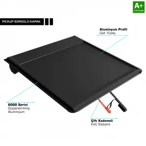 ISUZU D-MAX 2012-2020 SÜRGÜLÜ KAPAK ROLLBOX SDX