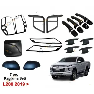 L200 FAR STOP ÇERÇEVE SİYAH FULL SET 7 PARÇA 2019+