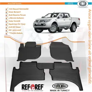 MİTSUBİSHİ L200 BİREBİR UYUMLU HAVUZLU PASPAS 12-15