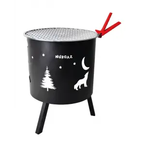 NURGAZ ORMAN ŞÖMİNESİ IZGARALI