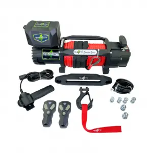 QUATRO 13500LB SENTETİK HALATLI VİNÇ 12V